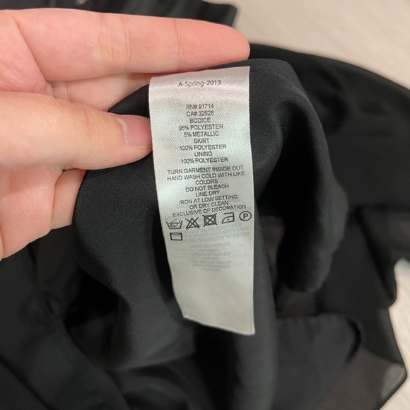 NWOT Armani Exchange mini black dress! ♥️ - Picture 5 of 5
